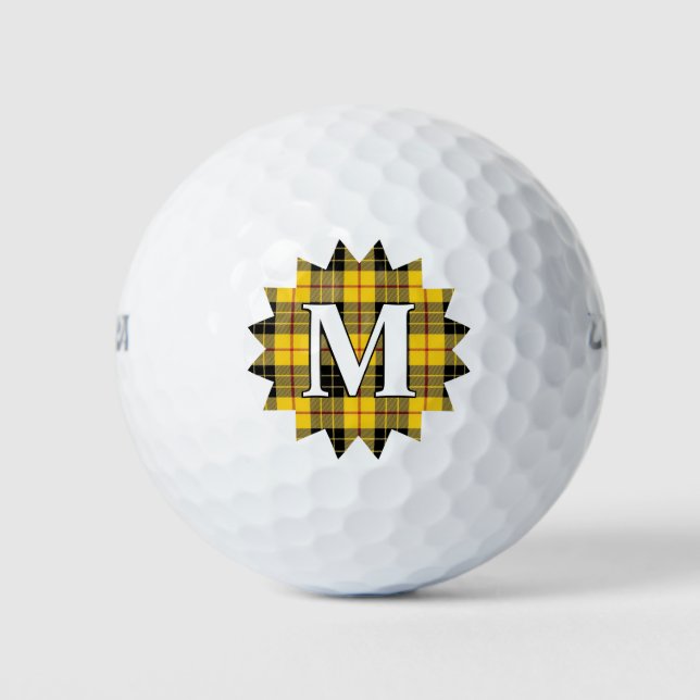 Balles De Golf Clan écossais MacLeod de Lewis Tartan (Devant)