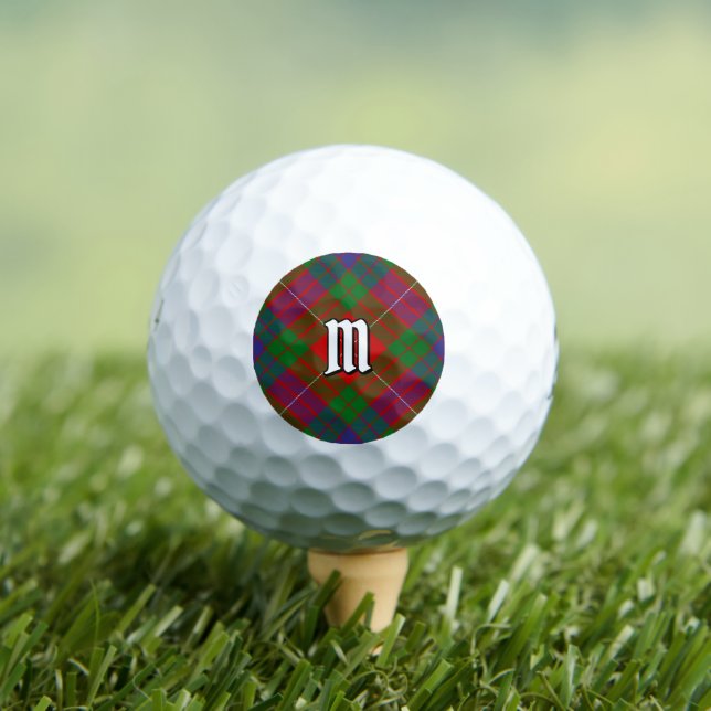 Balles De Golf Clan Fraser Tartan Golf Balls (T-shirt Insitu)