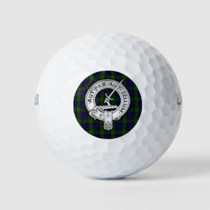 Balles De Golf Clan Gunn Crest & Tartan