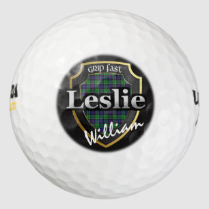 Balles De Golf Clan Leslie écossais Personnalisez Votre Nom