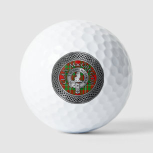 Balles De Golf Clan MacGregor Crest et Tartan Knot