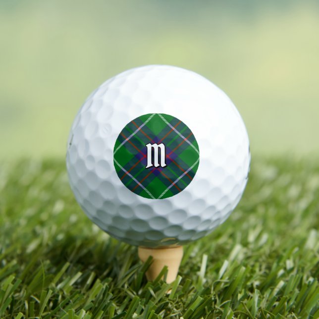 Balles De Golf Clan MacIntyre Chasse Tartan Golf Balls (T-shirt Insitu)