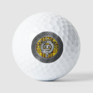 Balles De Golf Clan MacLeod Crest & Tartan Knot Golf Balls