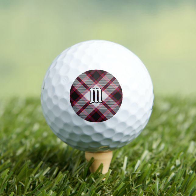 Balles De Golf Clan MacPherson Chasse Tartan Golf Balls (T-shirt Insitu)
