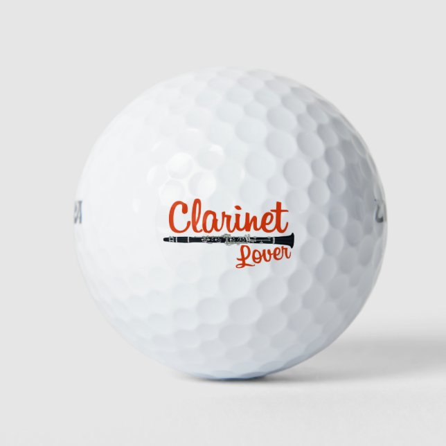 Balles De Golf Clarinet Lover (Devant)