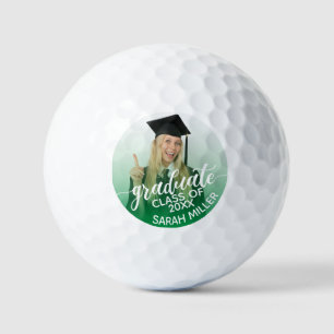 Balles De Golf Classe de 2025 Photo et nom Graduation personnalis