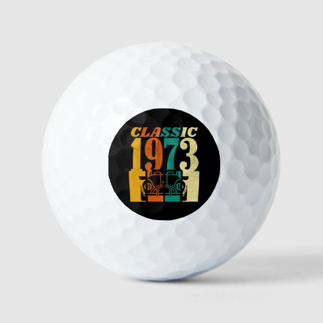Balles De Golf Classic 1973 51e anniversaire (Recto)
