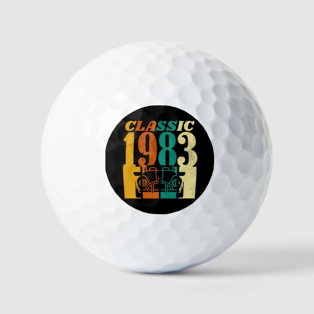 Balles De Golf Classic 1983 42e anniversaire (Recto)