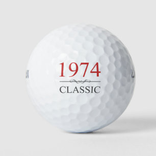 Balles De Golf Classique 1974 50e anniversaire