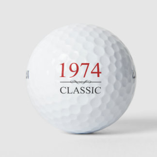 Balles De Golf Classique 1974 50e anniversaire