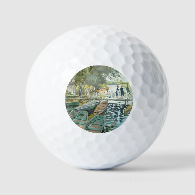 Balles De Golf Claude Monet. Baigneurs à La Grenouillère (Recto)