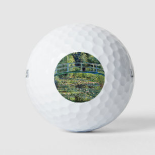 Balles De Golf Claude Monet - Etang Lily et Pont Japonais