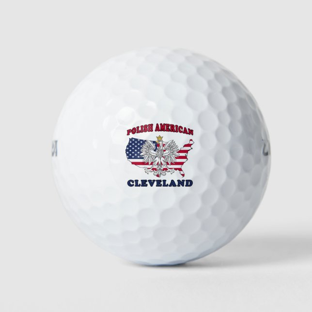 Balles De Golf Cleveland Ohio Polonais (Devant)