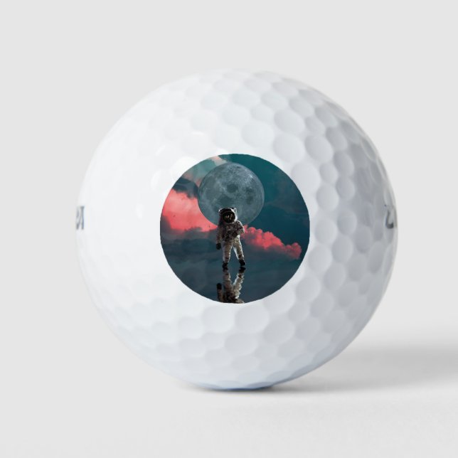 Balles De Golf Clipart de l'espace de l'astronaute de l'extérieur (Devant)