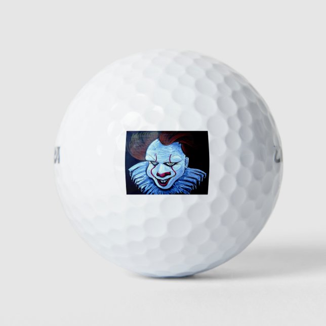 Balles De Golf Clown : Mal (Devant)