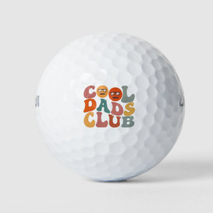 Balles De Golf Club des papas cool Papa Fête des Pères Rétro Groo
