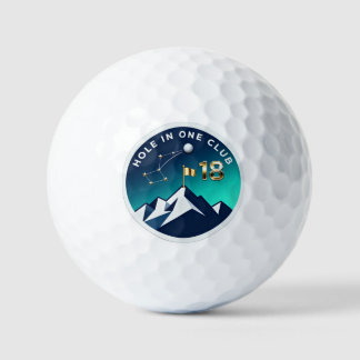Balles De Golf Club Hole In One 18 | Golf de montagne sous le cie