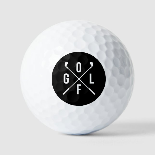 Balles De Golf Clubs de golf (Recto)