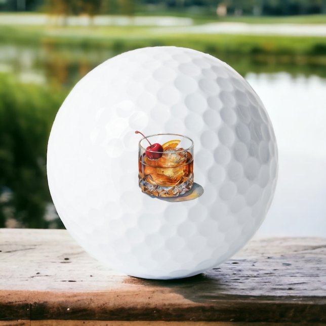 Balles De Golf Cocktail Old Fashioned (Créateur téléchargé)