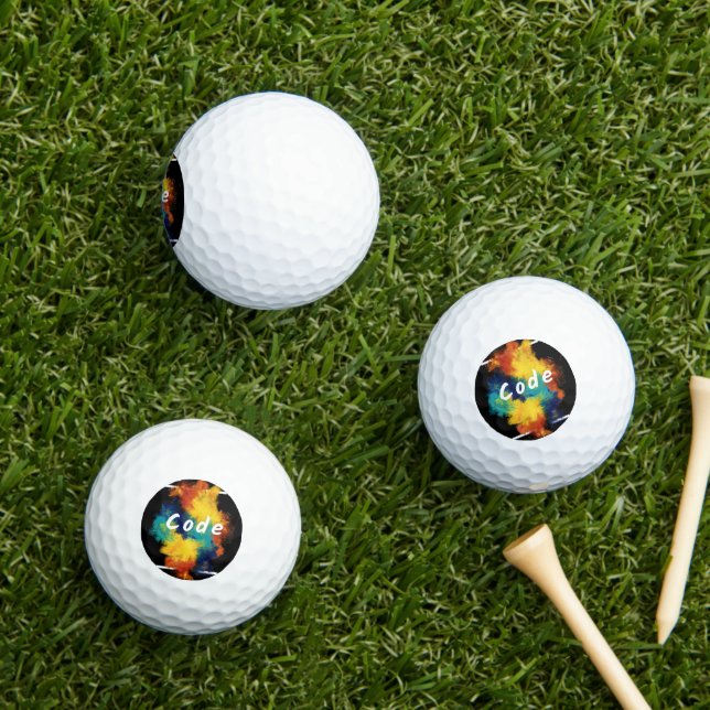 Balles de Golf Code (Herbe in situ)