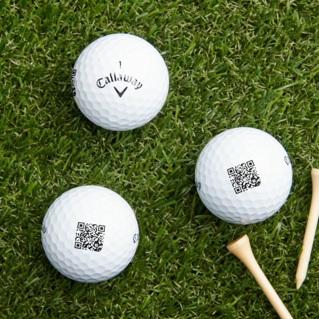 Balles De Golf Code QR (Herbe in situ)