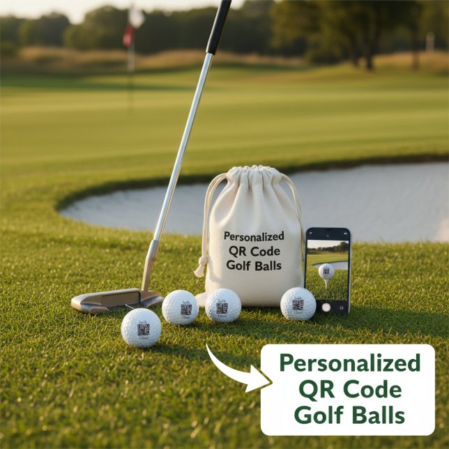 Balles De Golf Code QR personnalisé (Personalized QR Code Golf Balls)