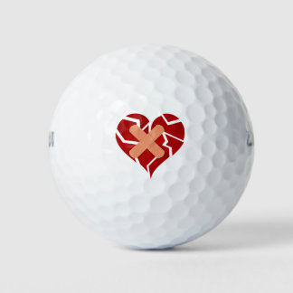 Balles De Golf Coeur brisé