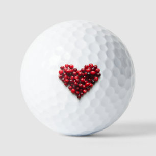 Balles De Golf Coeur de canneberge