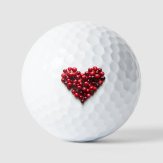 Balles De Golf Coeur de canneberge