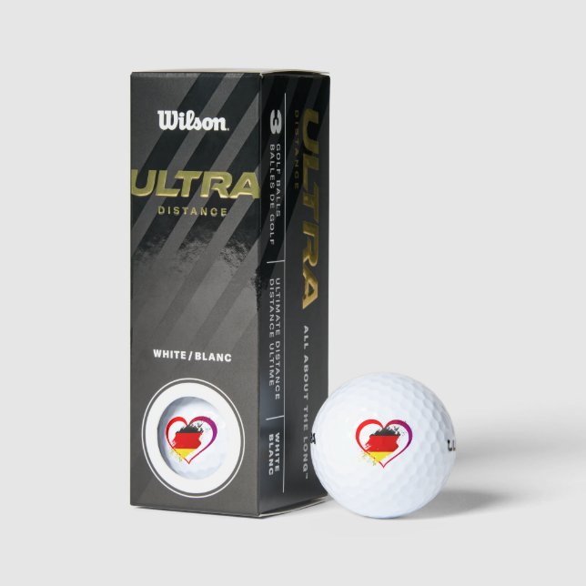 Balles De Golf Coeur de l'Allemagne (Emballage)