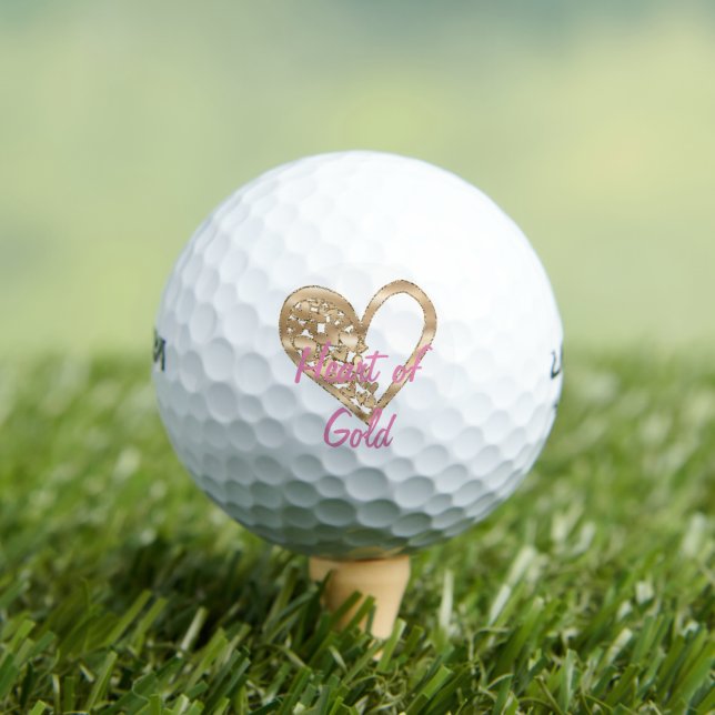 Balles De Golf Coeur d'or (T-shirt Insitu)