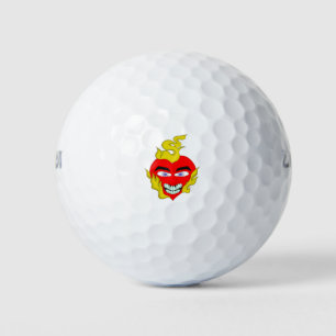 Balles De Golf Coeur flamboyant