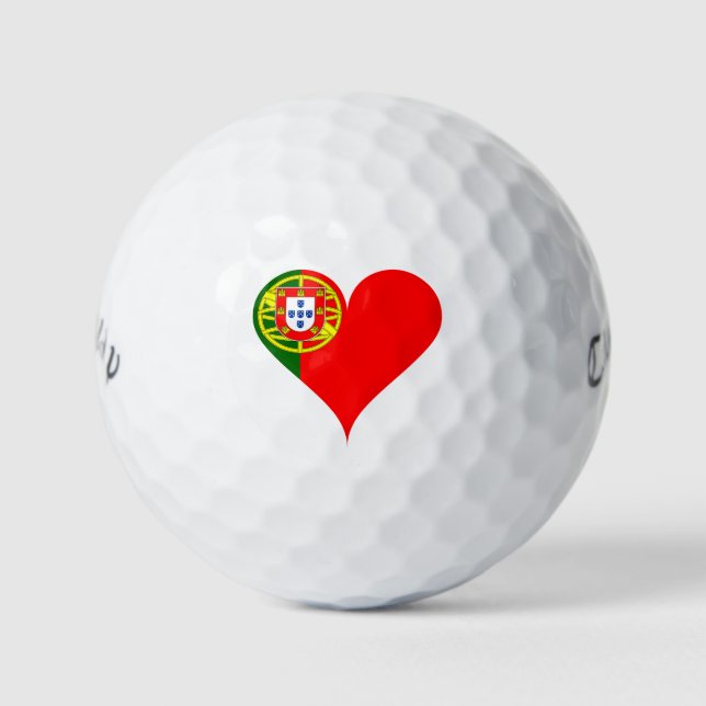 Balles De Golf Coeur portugais (Devant)