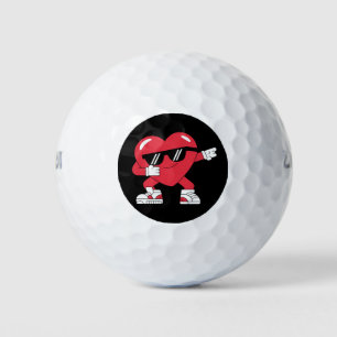 Balles De Golf Cœur qui fait dabber Cadeaux drôles Saint-Valentin