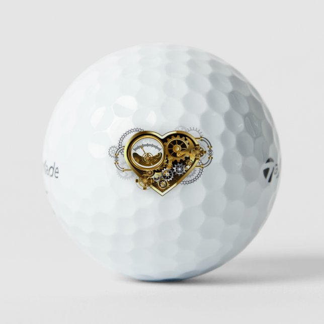 Balles De Golf Coeur vapeur avec un manomètre (Recto)
