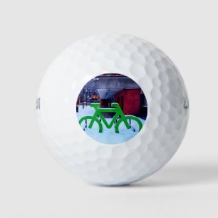 Balles De Golf Coincé dans la neige