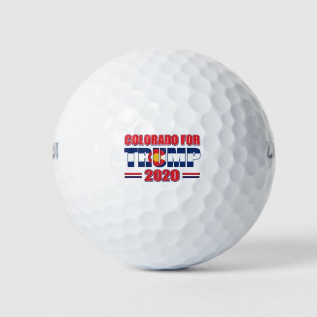 Balles De Golf Colorado pour TRUMP- (Devant)