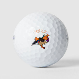 Balles De Golf Colorful mandarin duck