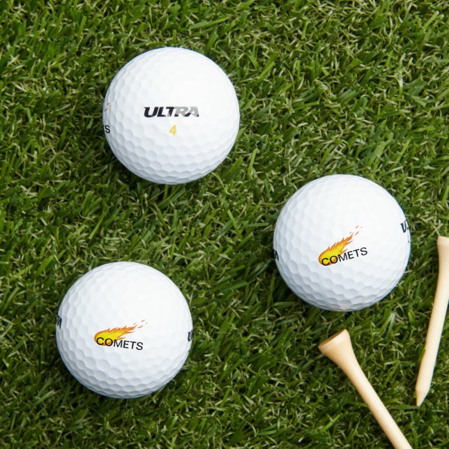 Balles De Golf Comets Golf Balls (Herbe in situ)