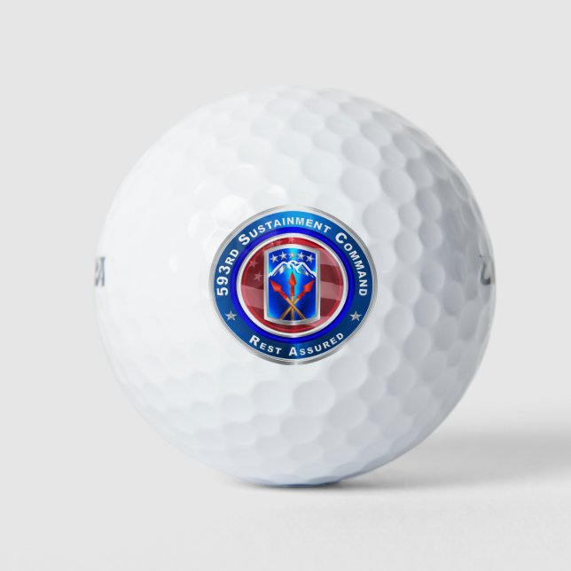 Balles De Golf Commandement de soutien 593 « Ne vous inquiétez pa (Devant)