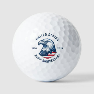 Balles De Golf Commémoration du 250e anniversaire des États-Unis