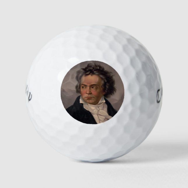 Balles De Golf Compositeur de Musique Maître Ludwig Beethoven Sym (Devant)
