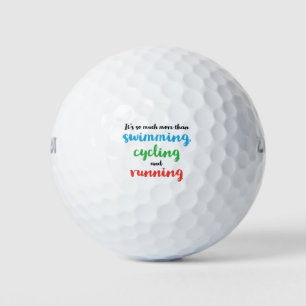 Balles De Golf Conception cool et originale du triathlon pour les