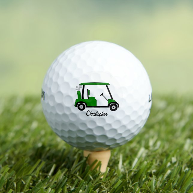 Balles De Golf Conception de buggy de golf vert (T-shirt Insitu)