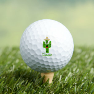 Balles De Golf Conception de Cactus