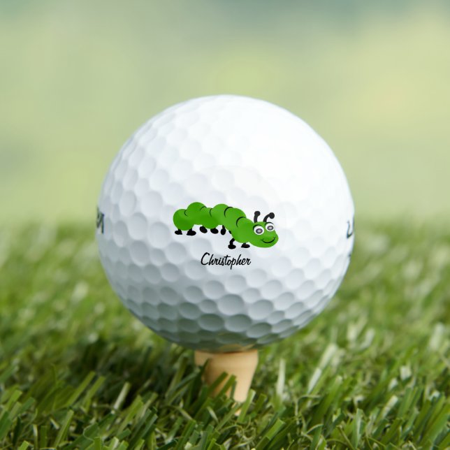 Balles De Golf Conception de chenille (T-shirt Insitu)