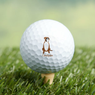 Balles De Golf Conception de chien de boîte