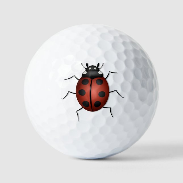 Balles De Golf Conception de coccinelle insecte (Recto)