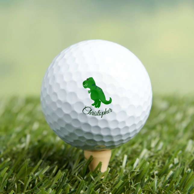 Balles De Golf Conception de dinosaures T-Rex (T-shirt Insitu)