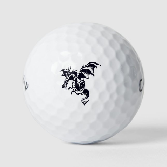 Balles De Golf Conception de dragon volant (Devant)